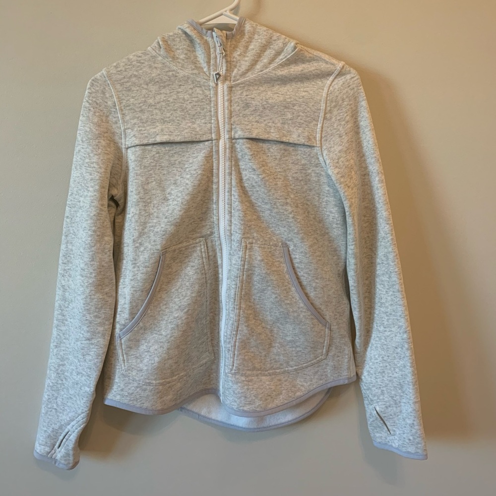 lululemon kids (ivivva) light heather grey jacket